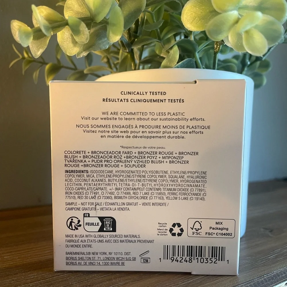 bareMinerals Versus Complexion Rescue BLONZER in “Kiss of Mauve” .17 Oz